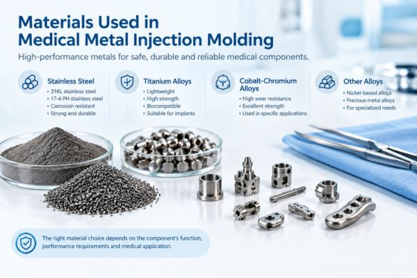 Medical Metal Injection Molding materials