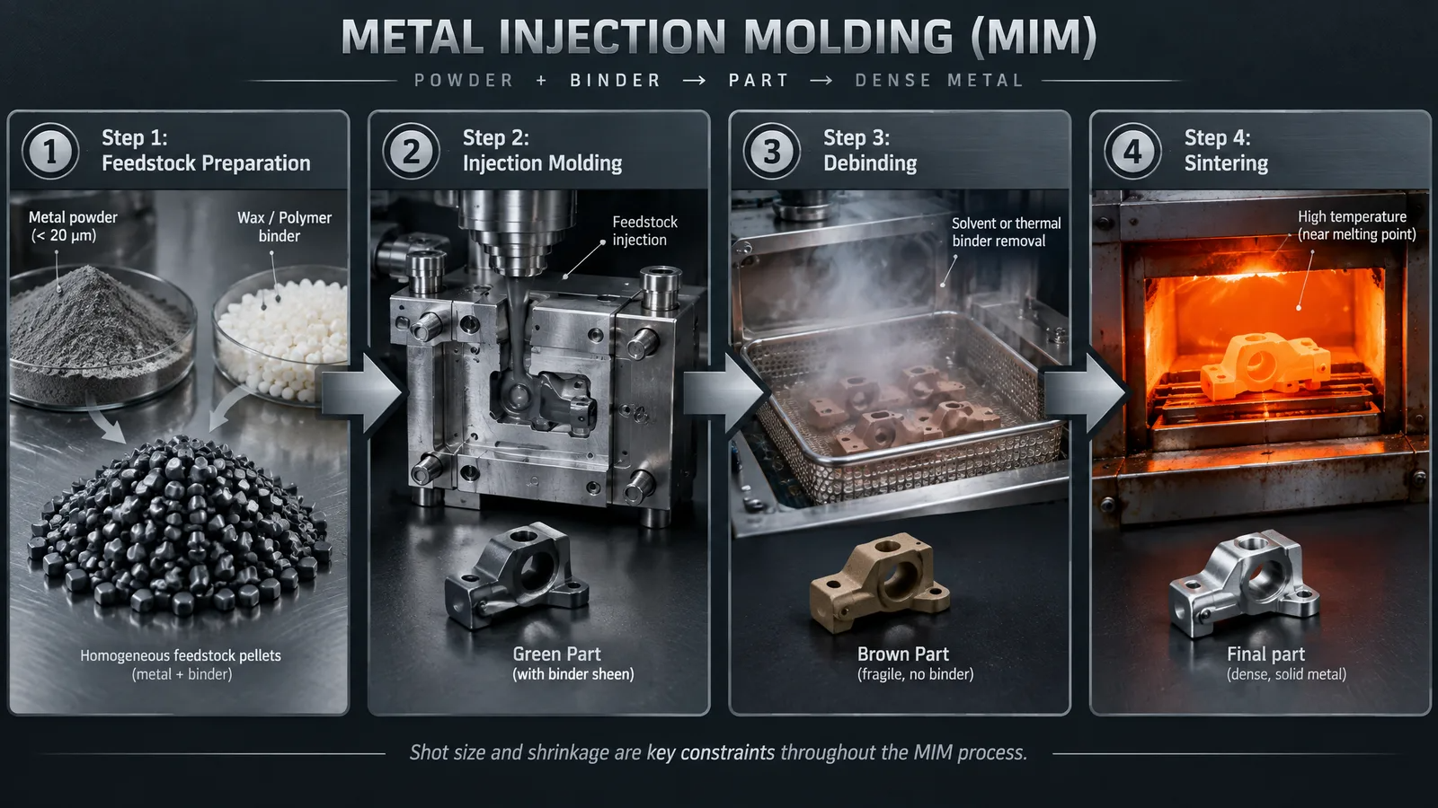 Metal Injection Molding Process Work